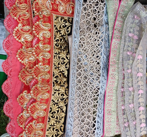 Harvested embroidered lace - embroidered,