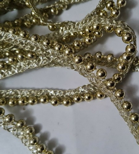 Yard gold beads - 1, beads/pearls