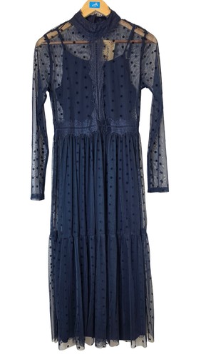 Lace beads midi - beads, dress