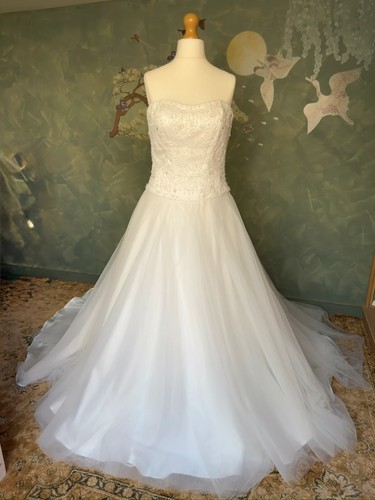 White wedding dress 14 - dress, uk