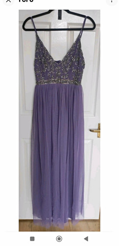 Lace beads purple beaded - lace,