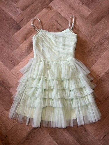 Mint green mesh - mint, layered