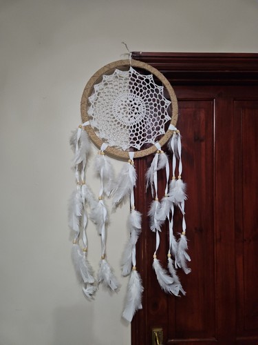 Dreamcatcher wall hanging with - hanging,