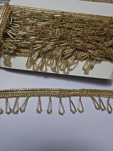 Yard gold trim with dull - yard,