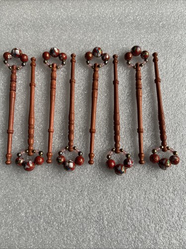 Set wooden lace bobbins - set,