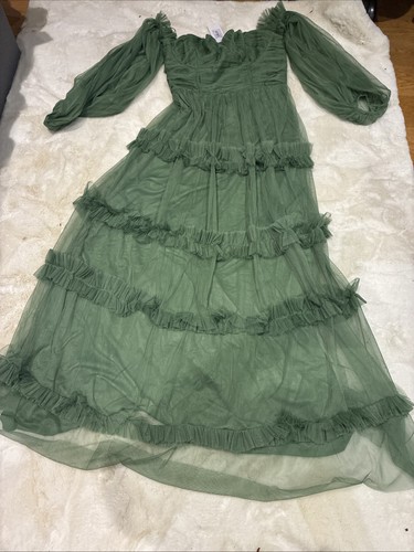 Lace and beads dress - and,