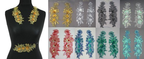 Pieces venise lace - lace, sequins