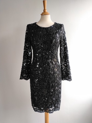 Zara black beaded dress - zara,
