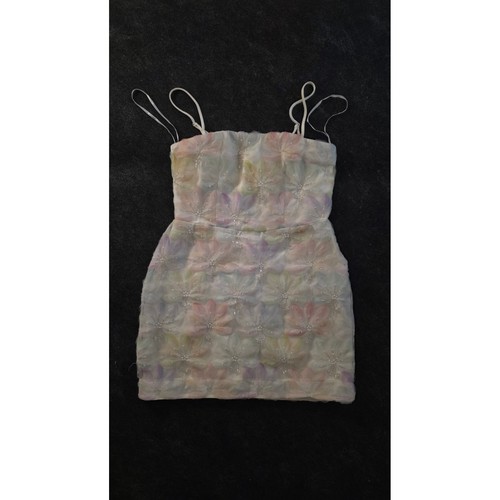 Pastel floral applique - floral, 3d
