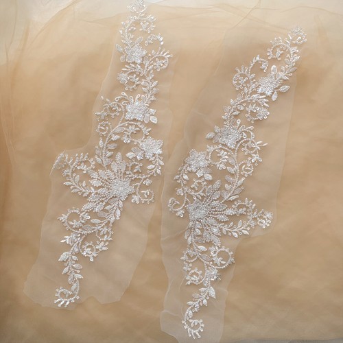 Luxury beaded lace applique - luxury,