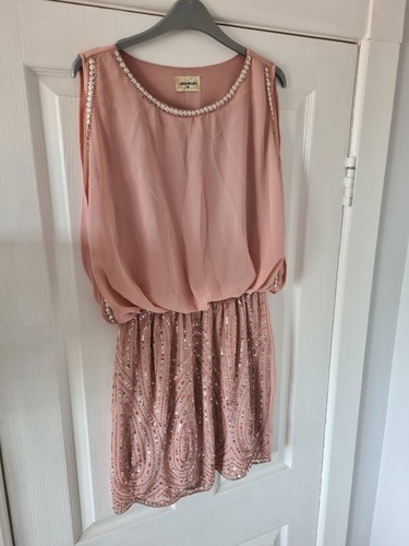 Lace beads dress 14 - lace,