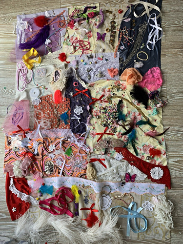 Multicolour lace trimmings - lace,