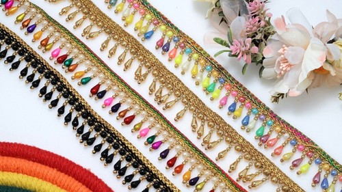 Yrds beaded fringe - beaded,