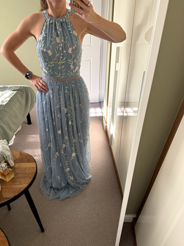 Asos blue floral embroidered - asos,