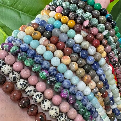 Natural 6mm quartz gemstone - natural,