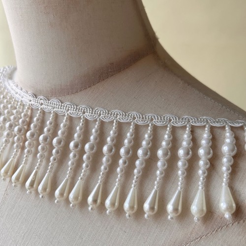 Ivory pearl lace - ivory,