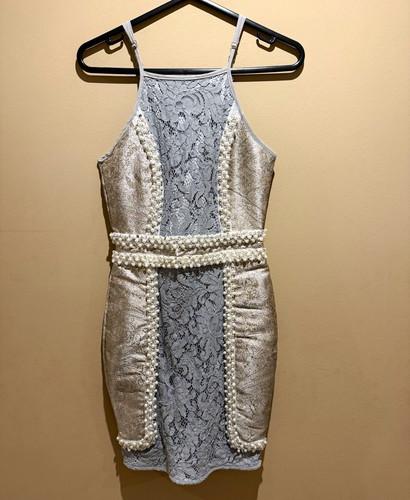 Prettylittlething grey floral - grey,