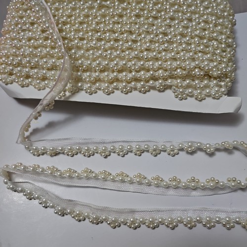 Yard ivory chiffon ribbon - ivory,