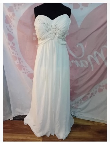 Wedding dress size - wedding, white