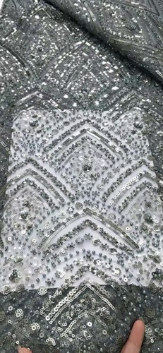 Grey high quality beaded - grey,