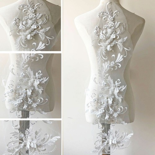 Flower lace appliqué - 3d,