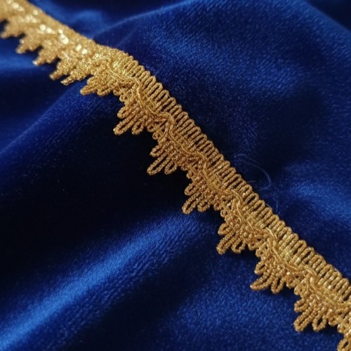 Gold zari trim lace - gold, for