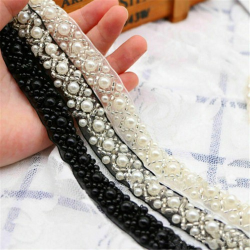 Yards pearl beaded trim - yards,