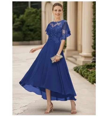 Women royal blue lace - royal,