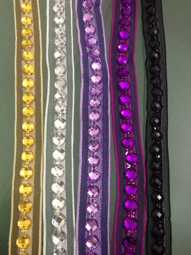 18mm rhinestone bead ribbon - 18mm,