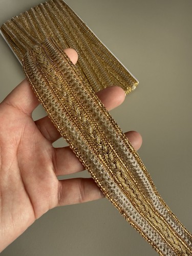 Gold weave glitter - glitter, zari