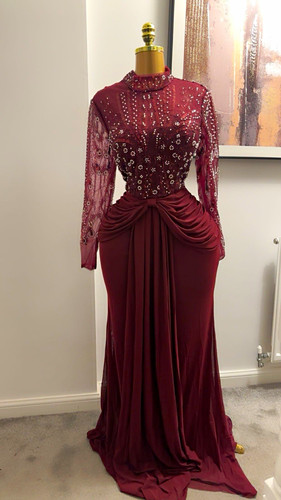 Women burgundy lace - women’s,