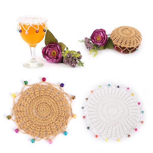 Lace doilies crochet - lace, beaded